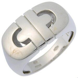 BVLGARI Parentesi Ring K18 white gold #6.2(US Size) 7.4g Women